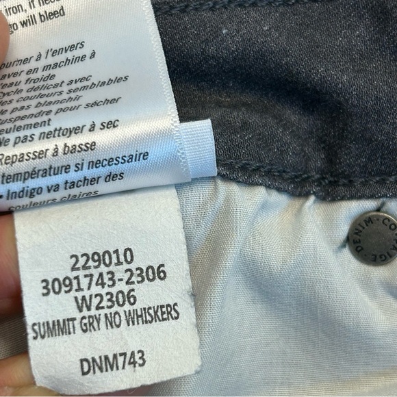 PAIGE Edgemont Ultra Skinny Jeans in Summit Grey No Whiskers Sz 27 zipper detail - Picture 12 of 13